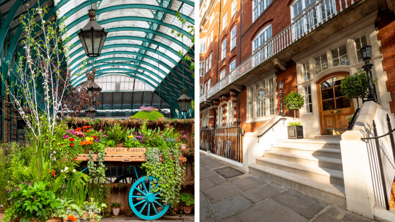 Bloomsbury Convent garden, London Bloomsburykvarter och Convent garden i London